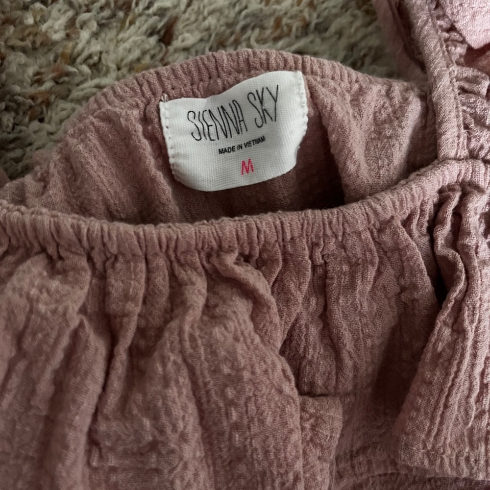 Pink Ruffle Tank Top - Picture 3 of 4